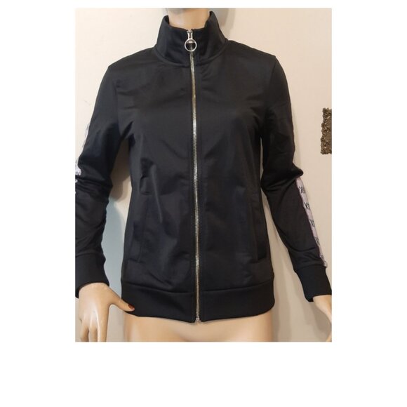 Armani Exchange Black/Logo Track Jacket Women's Small - Picture 1 of 10